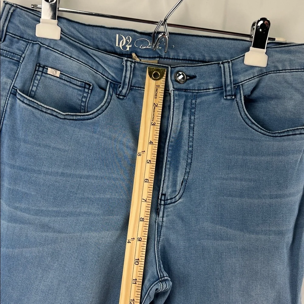 DG2 - Women’s Jeans - Size 12 - Light to Med Blue - Soft - Bedazzled